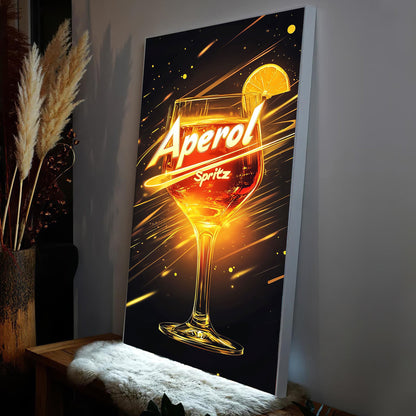 Aperol Spritz - LED Wandbild - Licht Held